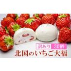 ふるさと納税 菓子 大福 岩手県 一関市 訳あり いちご大福〈30個入〉アイス 個包装 北国のいちご大福 いちご 苺 スイーツ 訳あり デザート 大容量 アイスクリ…