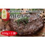 肉 ハンバーグ 熊野牛 MEGAバーグハーフ 650g×2個