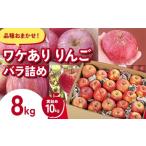ふるさと納税 りんご 山形県 - 《先行予約 2026年度発送》品種おまかせワケありりんごバラ詰め8kg(実詰め10kg) りんご リンゴ 林檎 デザート フルーツ 果物 く…