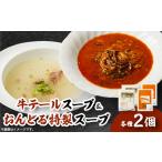 惣菜 レトルト 冷凍 スープ2種セット 牛テールスープ