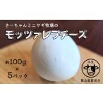 ふるさと納税 加工品等 チーズ 岡山県 新見市  限定：11月〜3月発送・牛乳使用 モッツァレラチーズ 約100g×5パック