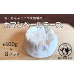 ふるさと納税 加工品等 チーズ 岡山県 新見市  限定：11月〜3月発送・牛乳使用 カマンベールチーズ 約100g×3パック