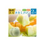 果物の詰合せ 極選大玉 タカミメロン 緑肉