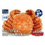 ふるさと納税 カニ 毛ガニ 北海道 北見市 予約:2025年3月下旬から順次発送 旬の浜ゆで毛ガニを冷蔵便で オホーツク海産 浜茹で海明け毛がに 約400g×1パイ …