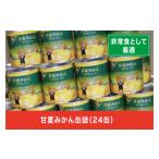 ふるさと納税 みかん・柑橘類 熊本県 芦北町 B83-26 甘夏みかん缶詰(24缶入)