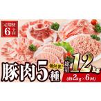 豚肉 バラエティーパック 2kg×6回