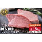 牛肉 ヒレ 全6回 定期便 極厚 シャトーブリアン