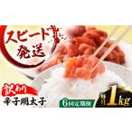 魚貝類 明太子 全6回 定期便 訳あり 辛子明太子 1kg