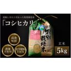 ふるさと納税 玄米 福井県 あわら市  先行予約 令和8年産 新米 コシヒカリ 玄米 5kg 特別栽培米 農薬不使用 化学肥料不使用 ／ 残留農薬ゼロ 高品質 鮮度抜群 …