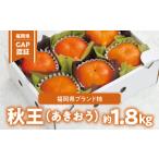 果物類 柿 GAP 認証 ブランド柿 秋王 GAP認証