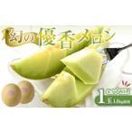 ふるさと納税 メロン メロン青肉 鳥取県 北栄町 312. 先行予約 幻の「優香メロン」希少・大玉1.8kg前後1玉　 2026年6月下旬頃より順次発送予定 メロン くだも…