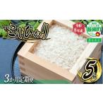 ふるさと納税 米 コシヒカリ 長野県 飯綱町  令和8年度収穫分 ／　定期便 3回 米 こしひかり 5kg × 3回 3カ月定期便 ( 令和8年産 ) 米澤商店 2026年10月上旬…