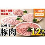 ふるさと納税 豚肉 ロース 鹿児島県 阿久根市 選べる配送回数 定期便・全6回(偶数月) 豚肉詰め合わせ(計12kg・1パック250g) 国産 九州産 小分け 個包装 真空…