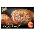 ふるさと納税 肉 ハンバーグ 北海道 石狩市 北海道ビーフハンバーグ(150g×15)穴のあいたビーフハンバーグ|ふるさと納税 石狩市 北海道 はんばーぐ 牛肉100…