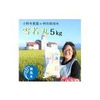 ふるさと納税 山形県 三川町 【令和5年産・精米】小野寺農園の【無洗米】雪若丸5kg 【令和5年産】