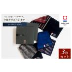 ふるさと納税 タオル・寝具 愛媛県 今治市 ＼新生活応援キャンペーン実施中／（今治タオルブランド認定）縞縞SHIMA-SHIMAハーフタオルハンカチ　３枚セット 今…