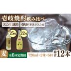 焼酎 麦 全6回定期便 壱岐スーパーゴールド22度と
