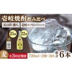 焼酎 麦 全3回定期便 壱岐スーパーゴールド22度と