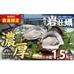 ふるさと納税 牡蠣 生牡蠣 鹿児島県 長島町 夏に美味い岩がき 約1.5kg 錦盛丸水産 (計約1.5kg・5個×約300g) 錦盛丸水産 kinsei-1298-01R7