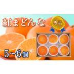ふるさと納税 果物類 みかん 愛媛県 西条市 紅まどんな 秀品 5~6個 愛媛県産 西条市 （JA東予園芸またはJA周桑） 先行予約 11月下旬〜12月下旬頃発送 ｜ まど…