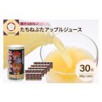 ふるさと納税 果汁飲料 りんご 青森県 五所川原市 青森りんごジュースストレート100%果汁(1箱30本入)たちねぷた缶 ねぶた立佞武多 缶りんごジュース