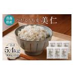 雑穀 産もち麦 つがるもち麦 美仁 900g×6袋