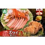 ふるさと納税 カニ 北海道 弟子屈町 3425. 紅ズワイ 蟹しゃぶ ビードロ 1kg 毛蟹 2尾 計700g前後 専用ハサミ・ガイド付き 紅ずわい 毛ガニ 蟹 カニ しゃぶしゃ…