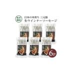 肉 ソーセージ 生ウインナー 6パック