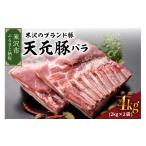 天元豚 豚肉 ブロック肉 豚バラ 4kg