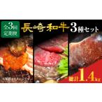 牛肉 大 御礼 3回定期便 長崎和牛 定期便 大西海ファーム