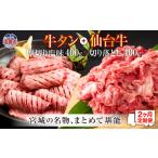 牛肉 タン 定期便 全2回連続 お肉の堪能セット