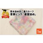 小物 ハンカチ スカーフ 草木染め羽二重スカーフ