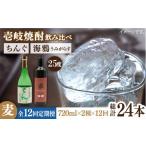 焼酎 麦 全12回定期便 海鴉25度とちんぐ25度のセット