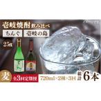 焼酎 麦 全3回定期便 壱岐の島 25度とちんぐのセット