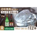 焼酎 麦 全6回定期便 壱岐の島 25度とちんぐのセット