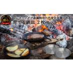 食器 グラス 皿 D27-02 育てる鉄皿 2枚組