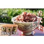 雑穀 令和7年産 古代米ブレンド 自然栽培 300g×3袋