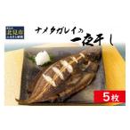 ふるさと納税 干物 北海道 北見市 旨味凝縮 ナメタガレイの一夜干し 5枚セット 食べやすいカット入り ( 一夜干し 干物 セット 簡単 夕食 北海道 時短 カレイ …