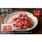 牛肉 炒め物 3ヶ月定期便 豊後牛 切り落とし