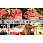 牛肉 焼肉 バーベキュー 神戸牛 牝 定期便 いろんな神戸ビ…