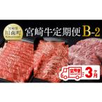 牛肉 すき焼き 定期便 宮崎牛3ヶ月定期便B‐2