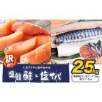 ふるさと納税 魚貝類 鮭 千葉県 勝浦市 訳あり 人気アイテム 詰め合わせ 塩銀鮭 切り落とし 1.5kg + 塩サバ 1kg 合計 約 2.5kg 株式会社西川 《6月上旬-6月末…