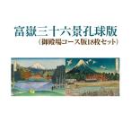 絵画 富嶽三十六景孔球版 御殿場コース版18枚セット
