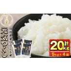 産ブランド米 元気つくし 白米 計20kg