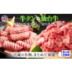 牛肉 タン 定期便 全6回連続 お肉の堪能セット