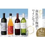 お酒 リキュール 南魚沼の梅酒とワインセット 720ml×2本