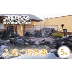 温泉 サウナ スパ利用券 湯快爽快ざま 入浴ご招待券5枚
