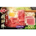 ふるさと納税 牛肉 すき焼き 岐阜県 白川町 飛騨牛 すき焼き用 モモ・肩肉 600g（300g×2）／ すき焼き 牛肉 和牛 飛騨牛 岐阜県 岐阜 モモ すきやき すき焼 …