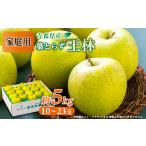 ふるさと納税 りんご 青森県 青森市 青森市産りんご「葉取らず王林」約5kg(家庭用) 1346244