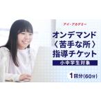 体験チケット 受験 勉強 アイ アカデミー 小中学生対象オン…